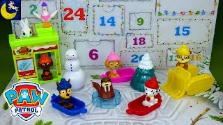 Paw Patrol Surprise Toys the Christmas Advent Calendar Toy Reveal 2018 Chase Skye Video Count Down!