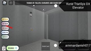 [Premiere Version:Elevator] Kone TranSys DX Elevator at Forum Mall Basement