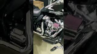 Stage I Screamin' Eagle Elite Heavy Breather and Rinehart DBX 4.5 Street Glide Part 1 #shorts