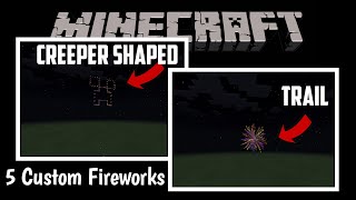 5 Custom Fireworks That Can You Make In MCPE