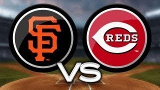 San Francisco Giants vs Cincinnati Reds  live reaction and play by play commentary