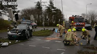 Zwaargewonde na auto-ongeval Rotterdamseweg Ridderkerk - 9/1/2020