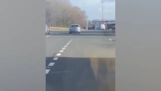 Drunk Scottish Driver On Motorway