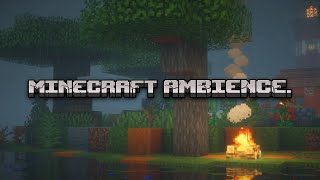 rainy day vibes... relaxing minecraft music for studying, sleep, work w/rain ambience)