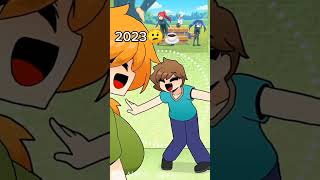 Minecraft Animations 2023☠️ vs 2018🍷 #Shorts #Minecraft #Animations #2023 #2018 #Sigma #Battle #Edit