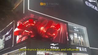 Using 3D LED displays for promotion can attract more attention!