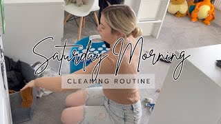 SATURDAY MORNING CLEANING ROUTINE 🧽 WEEKEND CLEANING & HOUSEWORK MOTIVATION