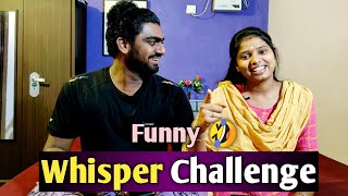 Whisper Challenge in tamil | Couples challenge😍 | Vera level Fun game🤣 | Galatta Couples