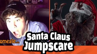 Omegle JUMPSCARE PRANK - Santa Claus