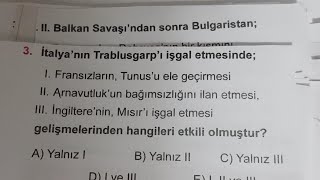 KPSS 📌LİSANS📌ÖNLİSANS📌LİSE |NOKTA ATIŞI SORULAR|SINAVA KADAR 5000 SORU ||İNKILAP TARİHİ|| 3.BÖLÜM