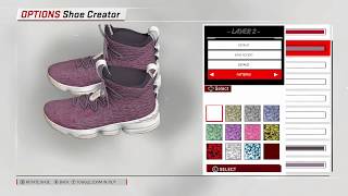 NBA 2K18 How-to-Create Lebron 15 LLTK "Stained Glass"