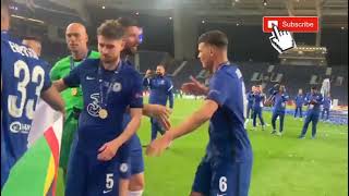 Chelsea Campione d'Europa.I blues festeggiano con i tifosi