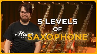 The 5 Levels of Saxophone You Need to Know!