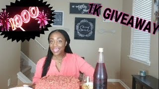 Strawberry Crunch Cake Mukbang:: 1K Subscriber Giveaway & tons of Shoutouts!