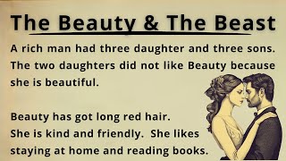 Learn English through stories || The beauty and the beast || Graded reader || improve your English