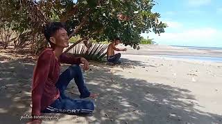 Rambo angkutan kelapa coba2 lewati pantai ending nya Mala....😂😂