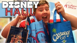 HUGE DISNEY HAUL! 🐭 Disneyland Paris, Walt Disney World & Disney Wish Merch! #UKSBIGGESTDISNEYFAN 🐭✨