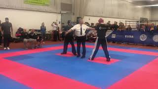 WAKO GB -74 vets final (1st round)  2021 Mike Leask v Paul Walker