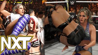 WWE 2K24 NXT WOMEN'S NORTH AMERICAN  CHAMPIONSHIP QUALIFYING MATCH JAIDA PARKER VS FALLON HENLEY