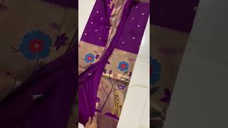 Beautiful Semi Broket Paithani//Yeola Paithani