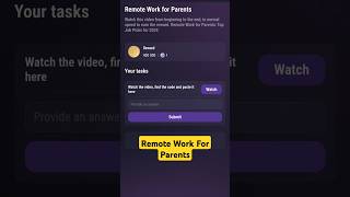 Remote Work For Parents | Tapswap Daily Video Task | Tapswap Daily Video Combo