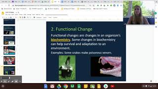 Unit 15 Evolution Part E: Structural, Functional, Behavioral Changes