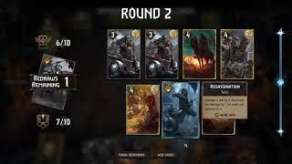 [GWENT] Nilfgaard Soldiers new deck gameplay vs harmony scoia'tael