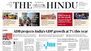 12 April 2024 | The Hindu Newspaper Today | The Hindu Analysis Today | The Hindu Editorial Today