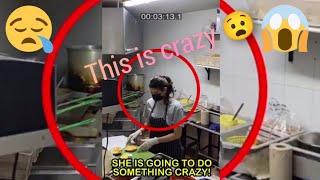 The Weird Thing  That Catch On Camera ( the lady is crazy)