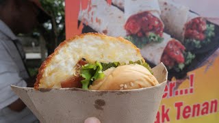 BURGER KELILING ENAK DIKENDARI, INI SANGAT REKOMENDASI || INDONESIA STREET FOOD #lanjutkandikamu