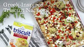 Greek Inspired Triscuit Nachos