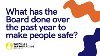 What has the Barnsley Safeguarding Adults Board achieved over the past year?