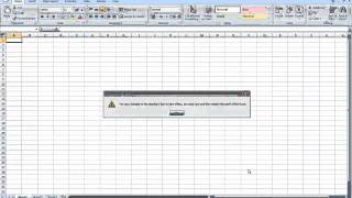 How to change the default font in Excel 2007