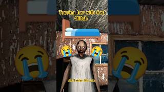 FREEZE Granny Using This Simple Bed Glitch! #grannygame  #shortsfeed #granny #gaming #ytshorts #tips