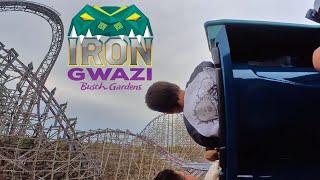 Is Iron Gwazi the BEST RMC on This Side of the WORLD!? - Busch Gardens Tampa Vlog - March 2022