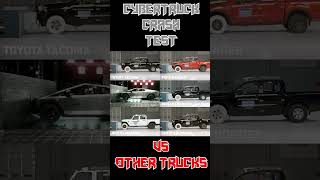 CYBERTRUCK VS 5 PICKUP TRUCKS CRASH TEST #cybertruck #crashtest #teslacrash #tsla  #tesla