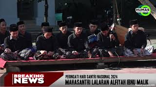 PERINGATI HARI SANTRI NASIONAL MAHASANTRI MSAA LALARAN ALFIYAH IBNU MALIK