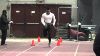 2014 Fordham University Pro Day Highlights: 40 Yard Dash