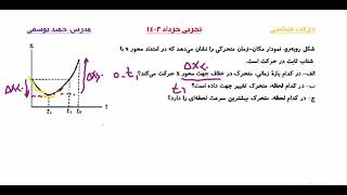 امتحان نهایی فیزیک ۳ تجربی | خرداد ۱۴۰۳ | حرکت شناسی