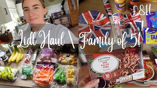 LIDL HAUL FAMILY OF 5 | £81!