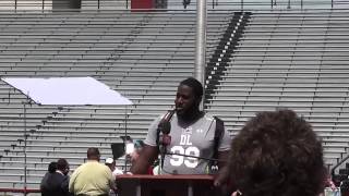 DT Kelcy Quarles: South Carolina Pro Day Press Conference