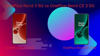 OnePlus Nord 3 5G vs OnePlus Nord CE 3 5G: Price and Performance Comparison #technology #oneplus