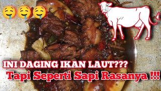 Ikan Ini Seperti Daging Sapi Rasanya !! Begini Proses Masaknya... Bikin ngiler Jadinya🤤🤤