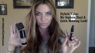 Hybrid Video: My Sephora Haul and Quick Morning Look (feat. Ardency Inn, LMdB, Kanebo and Chanel)