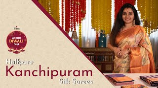 Halfpure Kanchipuram Silk Sarees by Shrus | Shrus Grand Diwali Fest | 26 Oct'24