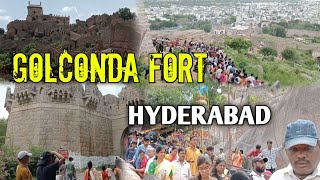 इस किले में मिला था कोहिनूर हीरा💰 GOLCONDA FORT IN HYDERABAD #my_first_vlog @Trackonreact #banalu