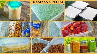 Recipe and ideas for Ramzan Food Prep/Tips for Ramzan 2022 | Khanam's Kitchen