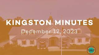 Landing Road Between Towns | Kingston Minutes: December 12, 2023