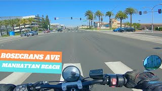 Riding Rosecrans Avenue (Manhattan Beach) | TRIUMPH TRIDENT 660