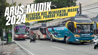 RATUSAN BUS MENYERANG‼️PANTAUAN ARUS MUDIK LEBARAN IDUL FITRI 2024